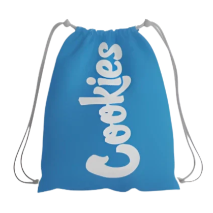 Cookies - Blue Strap on Blue Drawstring Bag