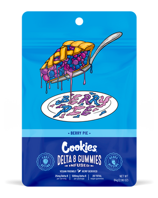 Berry Pie | Delta 8 25mg GUMMIES 20ct. (500mg/pack)