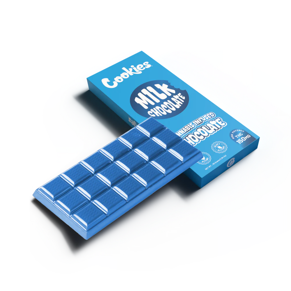 Cookies - Delta 9 Milk Chocolate Bar 150mg - Blue