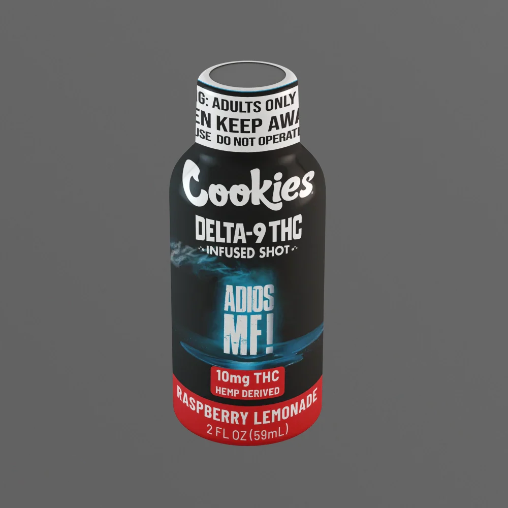 Cookies - D9/THC Infused Shot 10mg - Adios MF