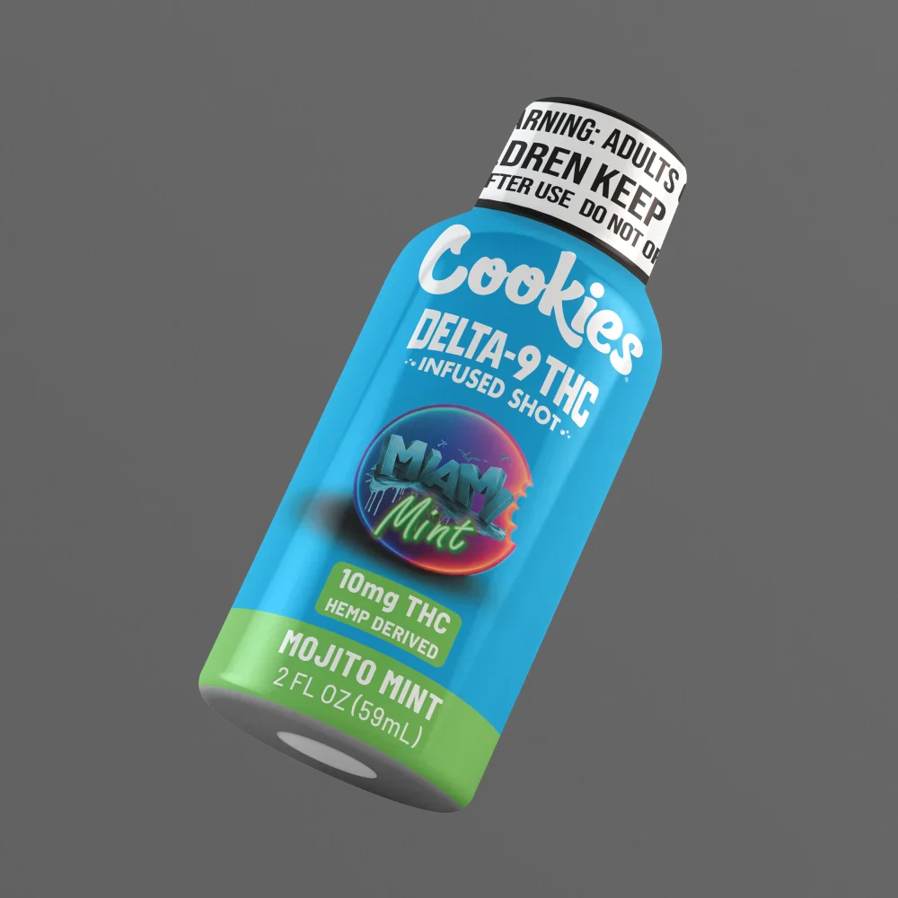Cookies - D9/THC Infused Shot 10mg - Miami Mint