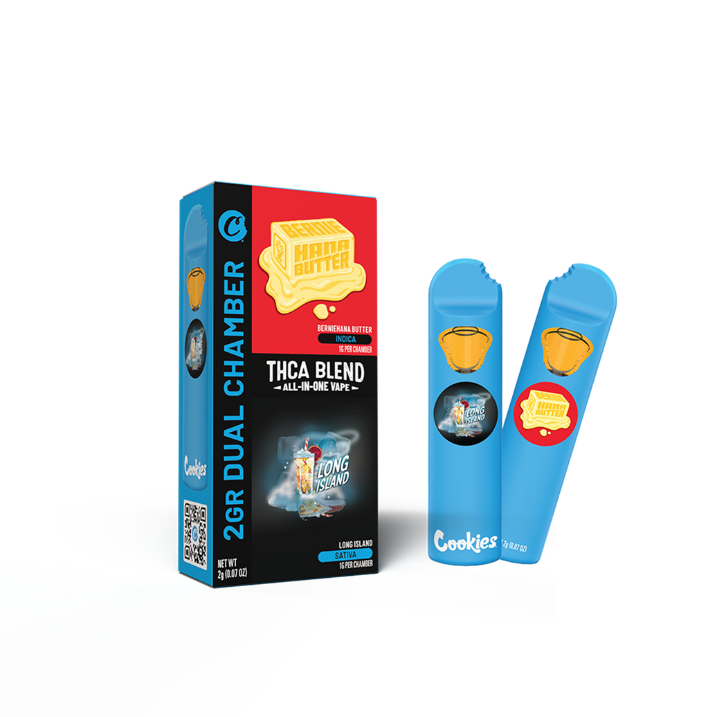 Cookies - THCA Dual Chamber Berniehana Butter & Long Island 2g