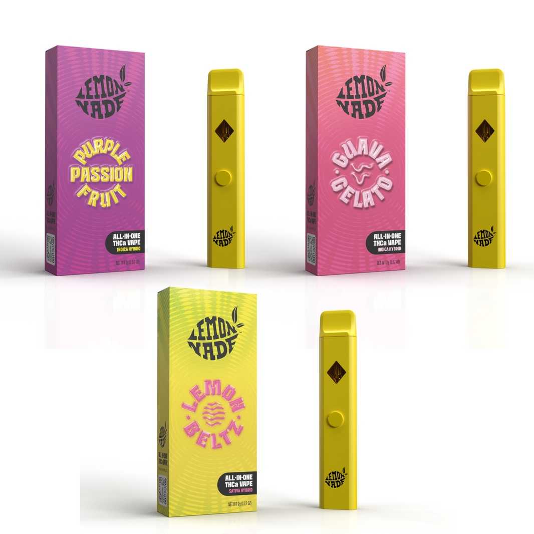 Lemonnade 2g Vape x3 Bundle