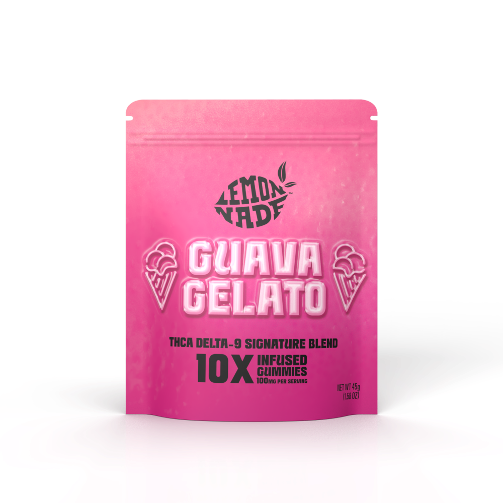 LemonNade - THCA Delta 9 Blend Gummies Bag - Guava Gelato