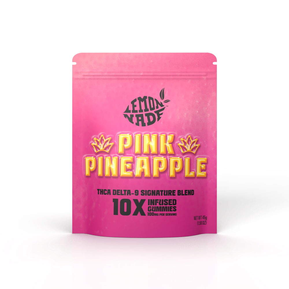 LemonNade - THCA Delta 9 Blend Gummies - Pink Pineapple