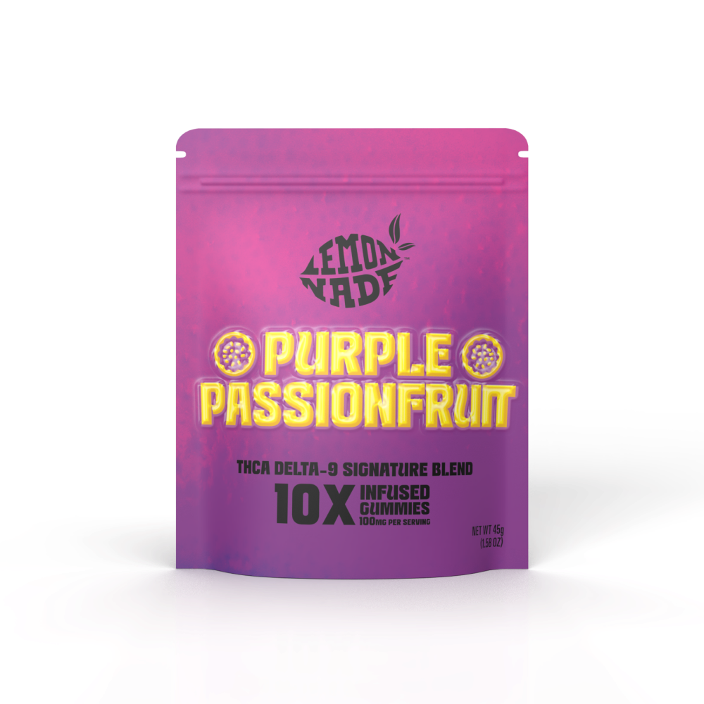 LemonNade - THCA Delta 9 Blend Gummies - Purple Passionfruit
