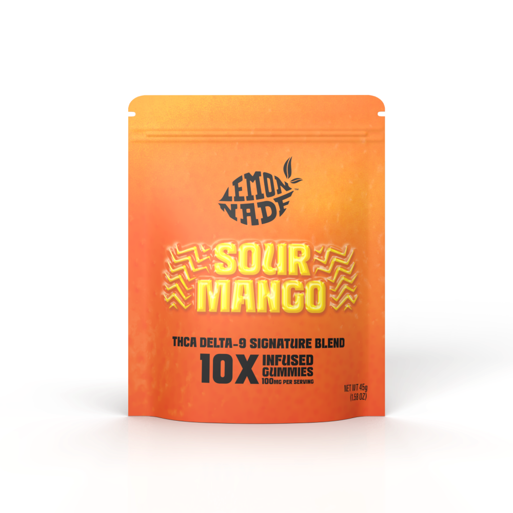 LemonNade - THCA Delta 9 Blend Gummies - Sour Mango
