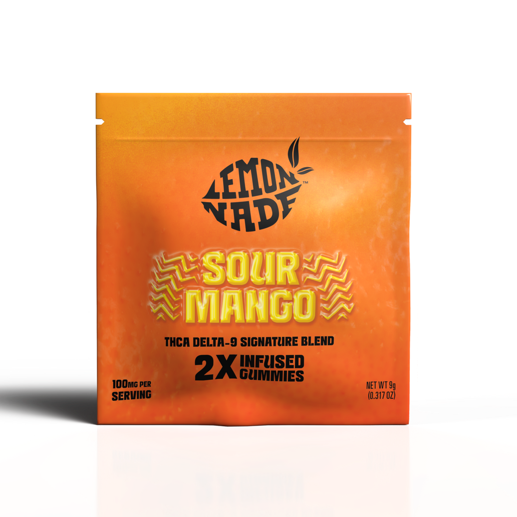 LemonNade - THCA Delta 9 Blend Gummies - Sour Mango