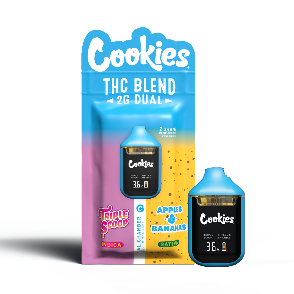 Dual Chamber Triple Scoop & Apples and Bananas 2g