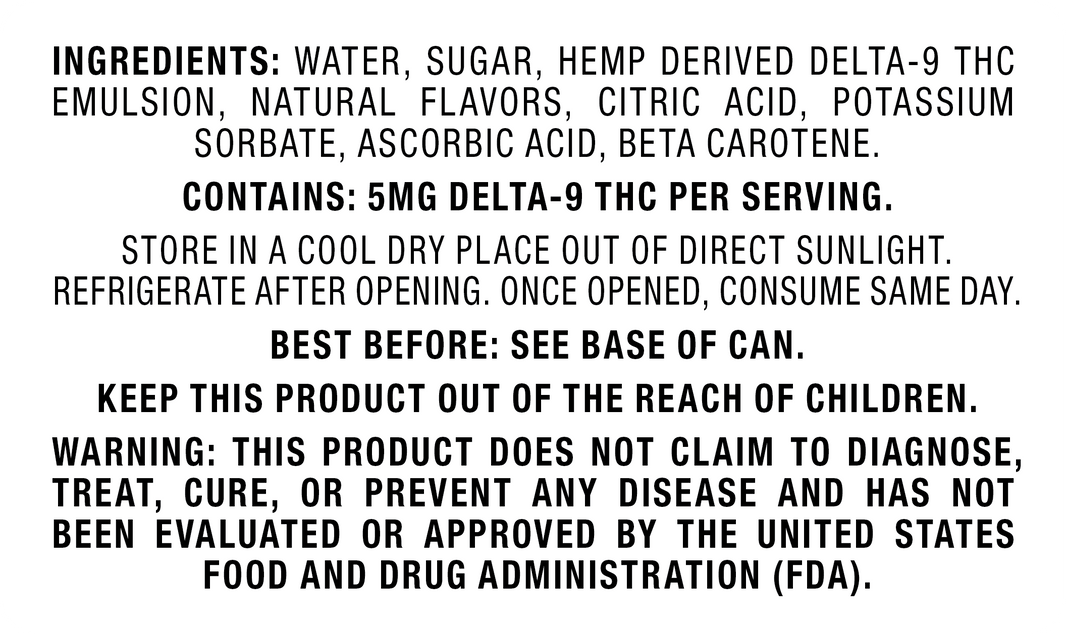 Cookies - Delta 9/THC Seltzer Can 10mg - California Lemonade - 4 Pack