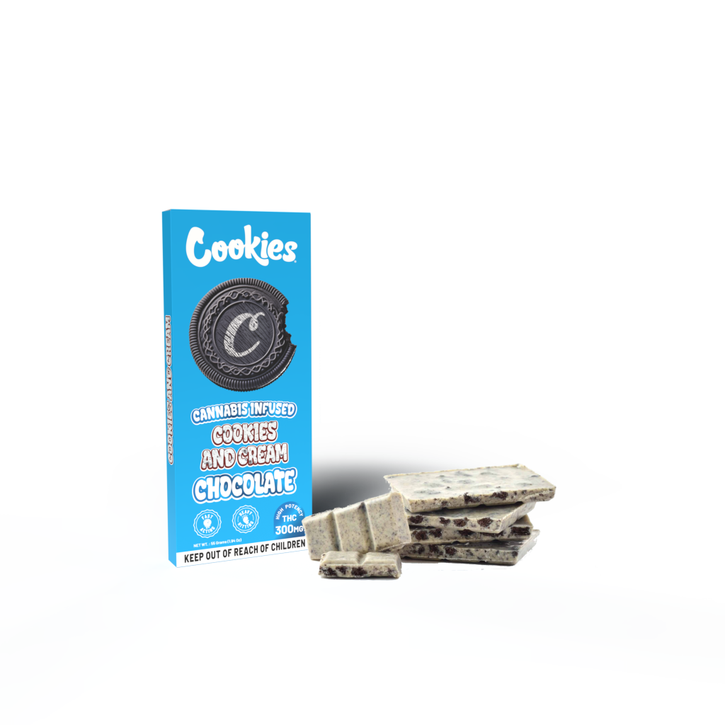 Cookies - Delta 9 Chocolate Bar 300mg - Cookies & Cream