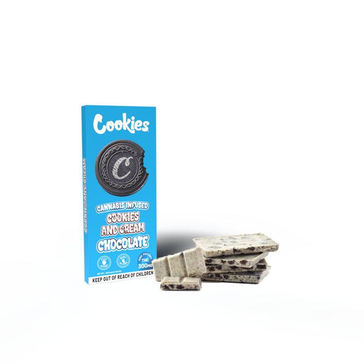 Cookies - Delta 9 Chocolate Bar 300mg - Cookies & Cream