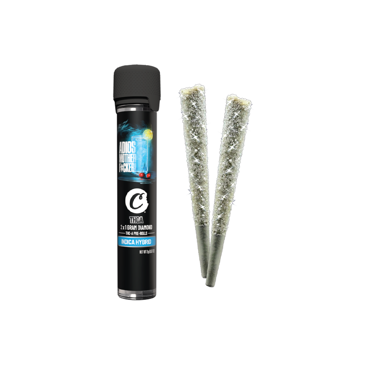 Cookies - Pre-Roll w/ Diamonds 1g 2 Pack - Adios MF