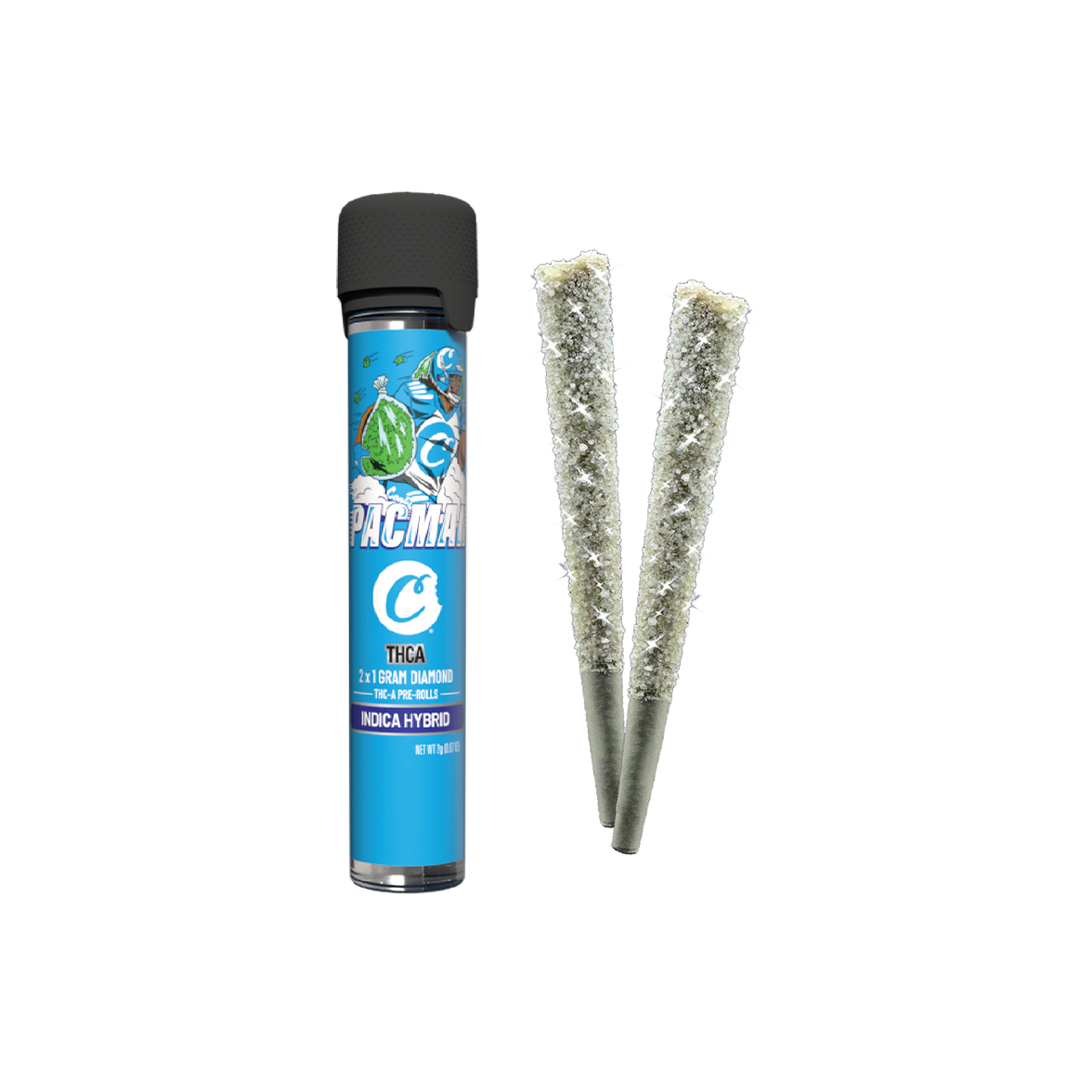 Cookies - THCA Pre-Roll w/ Diamonds 1g 2 Pack - Pacman