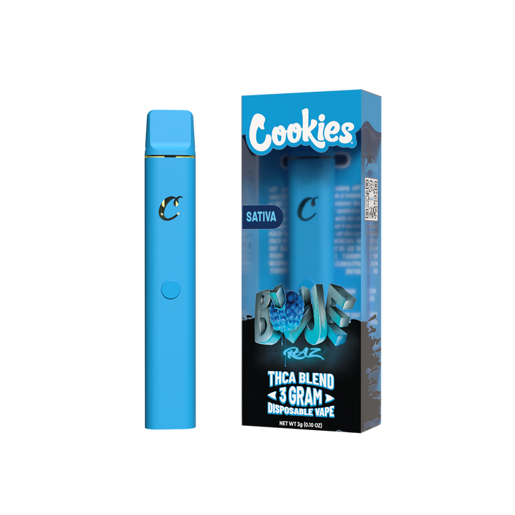 Cookies - THCA Disposable 3g - Blue Razz