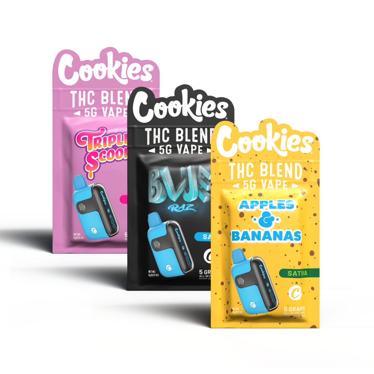 Cookies 5g Vape x3 Assorted Bundle