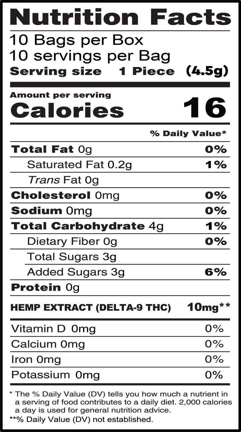 Cookies - Delta 9 Gummy 10mg - Adios MF - 10ct Bag
