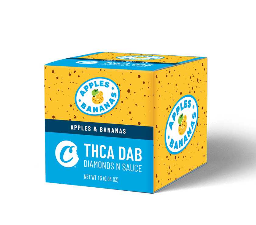 Cookies - THCA Dab Diamonds N Sauce Apples & Bananas 1g