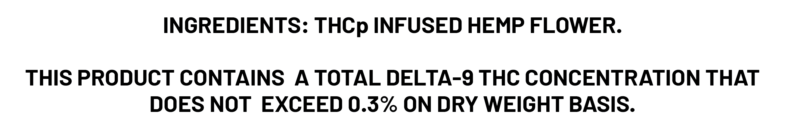 THCP Flower 3.5g Bag - Long Island