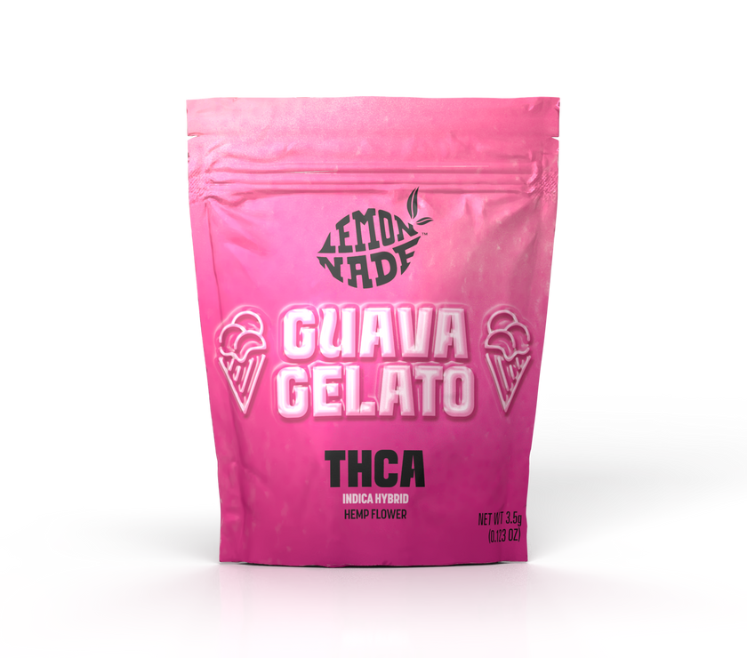 LemonNade - THCA Blend Flower 3.5g Bag - Guava Gelato