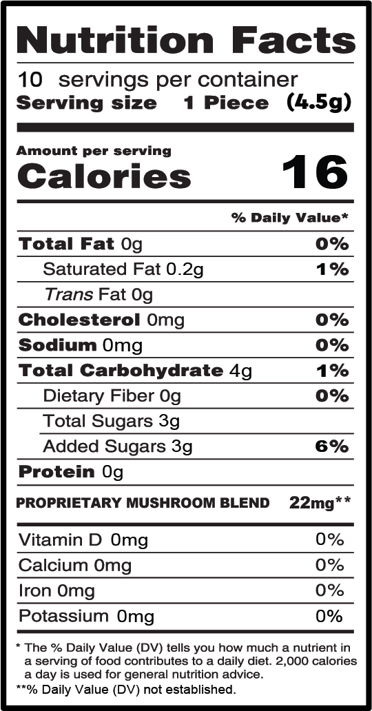 Cookies - Mushroom Gummy 6mg 10ct Bag - Passion Guava