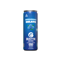 Cookies - Delta 9/THC Seltzer Can 10mg - Huckleberry Gelato - 4 Pack