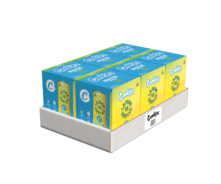 Cookies - Delta 9/THC Seltzer Can 10mg - Lemonchello - 4 Pack