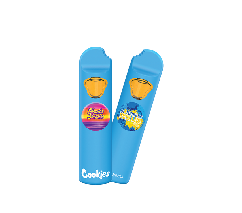 Cookies - THCA Dual Chamber Blueberry Banana & Tequila Sunrise 2g