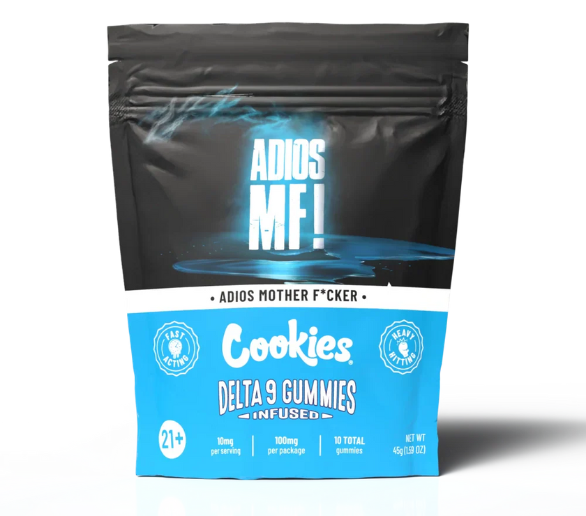 Cookies - Delta 9 Gummy 10mg - Adios MF - 10ct Bag