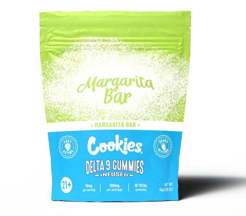 Cookies - Delta 9 Gummy 10mg - Margarita Bar - 10ct Bag