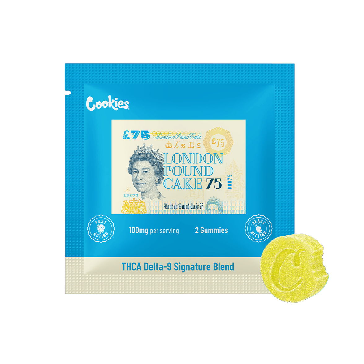 Cookies - THCA Delta 9 Special Blend Infused Gummy London Pound Cake