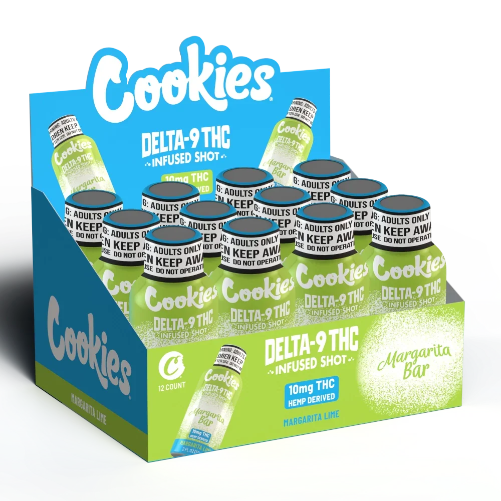 Cookies - D9/THC Infused Shot 10mg - Margarita Bar
