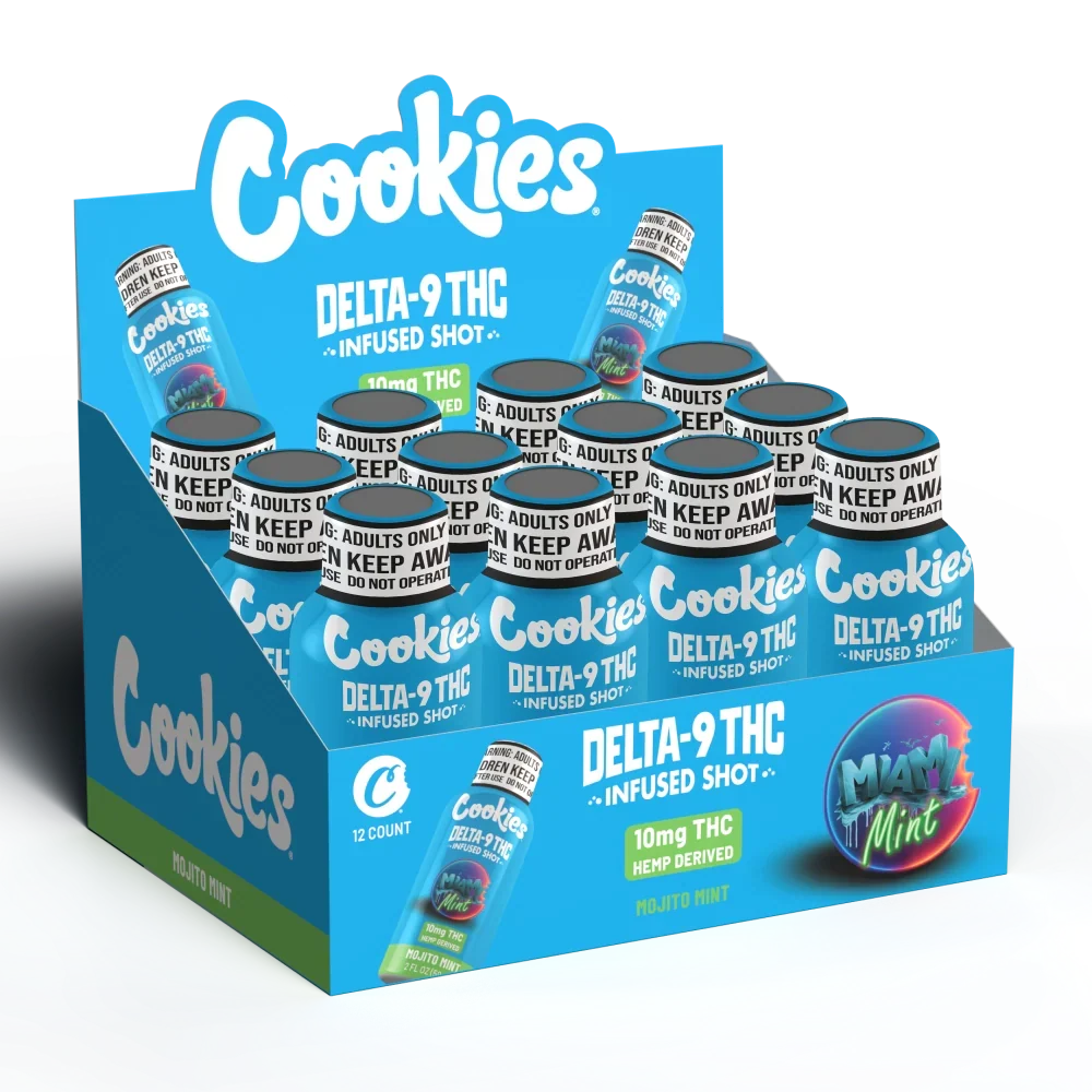 Cookies - D9/THC Infused Shot 10mg - Miami Mint