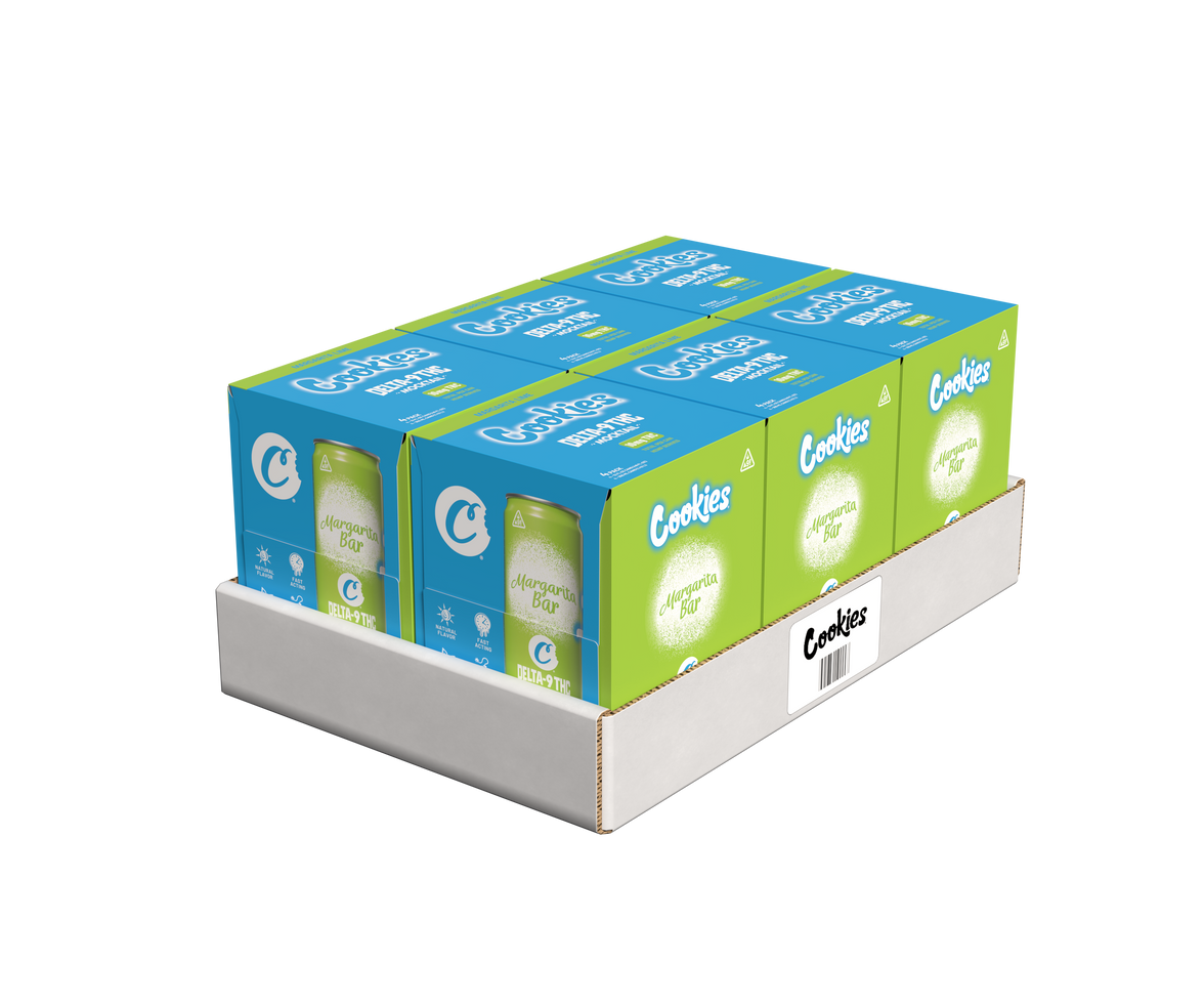 Cookies - Delta 9/THC Mocktail Can 10mg - Margarita Bar - 4 Pack