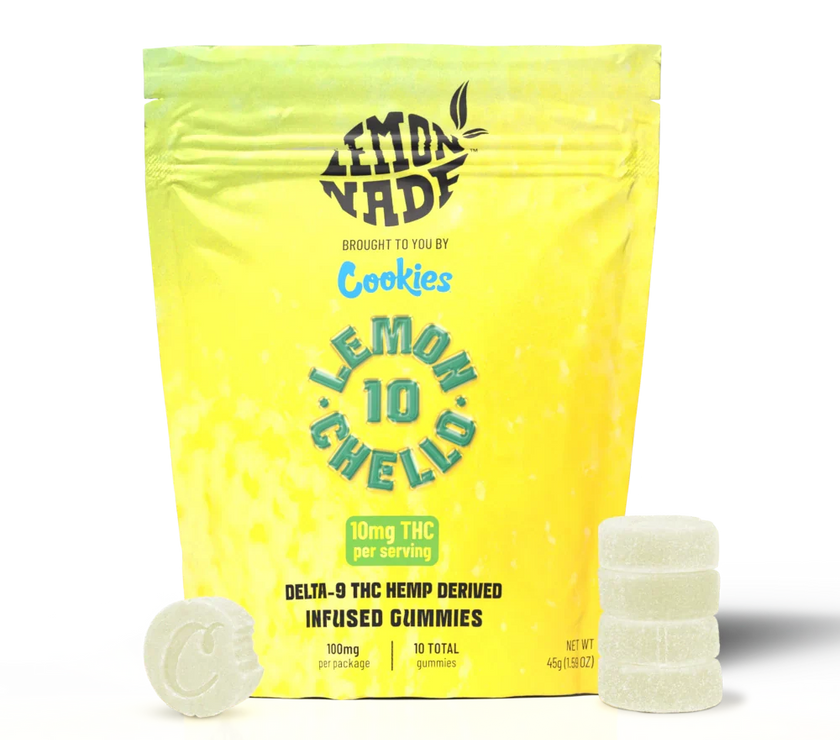 Cookies - Delta 9 Gummy 10mg - Lemonchello - 10ct Bag