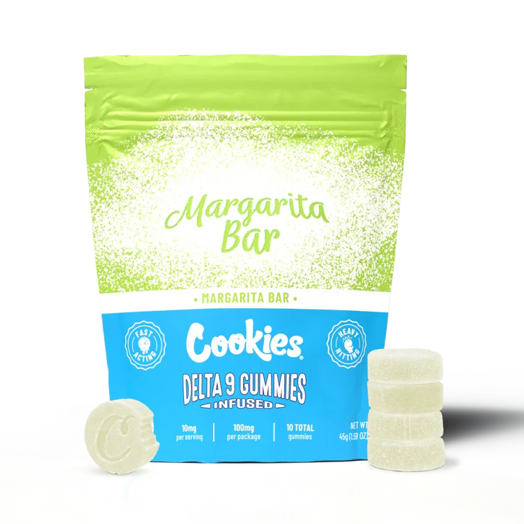 Cookies - Delta 9 Gummy 10mg - Margarita Bar - 10ct Bag