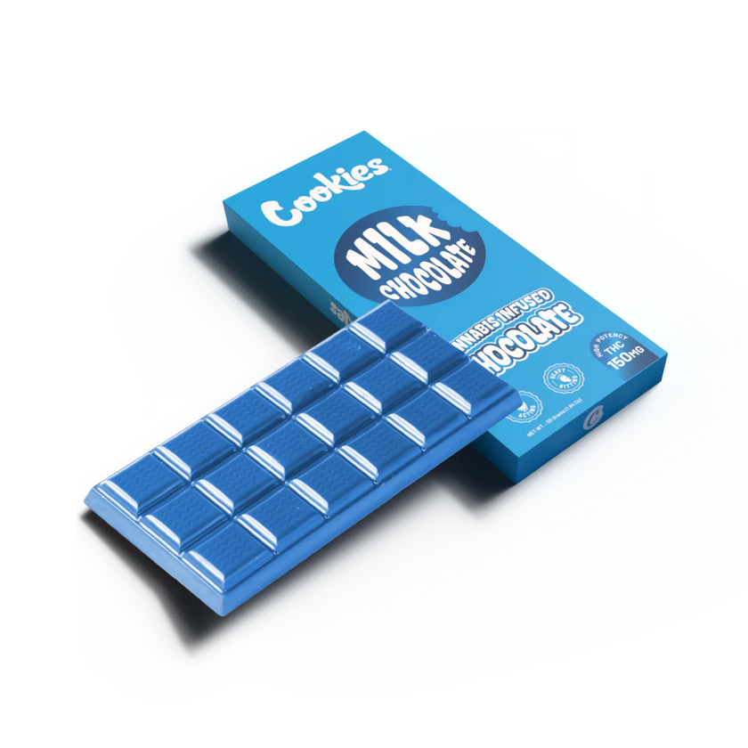 Cookies - Delta 9 Milk Chocolate Bar 150mg - Blue