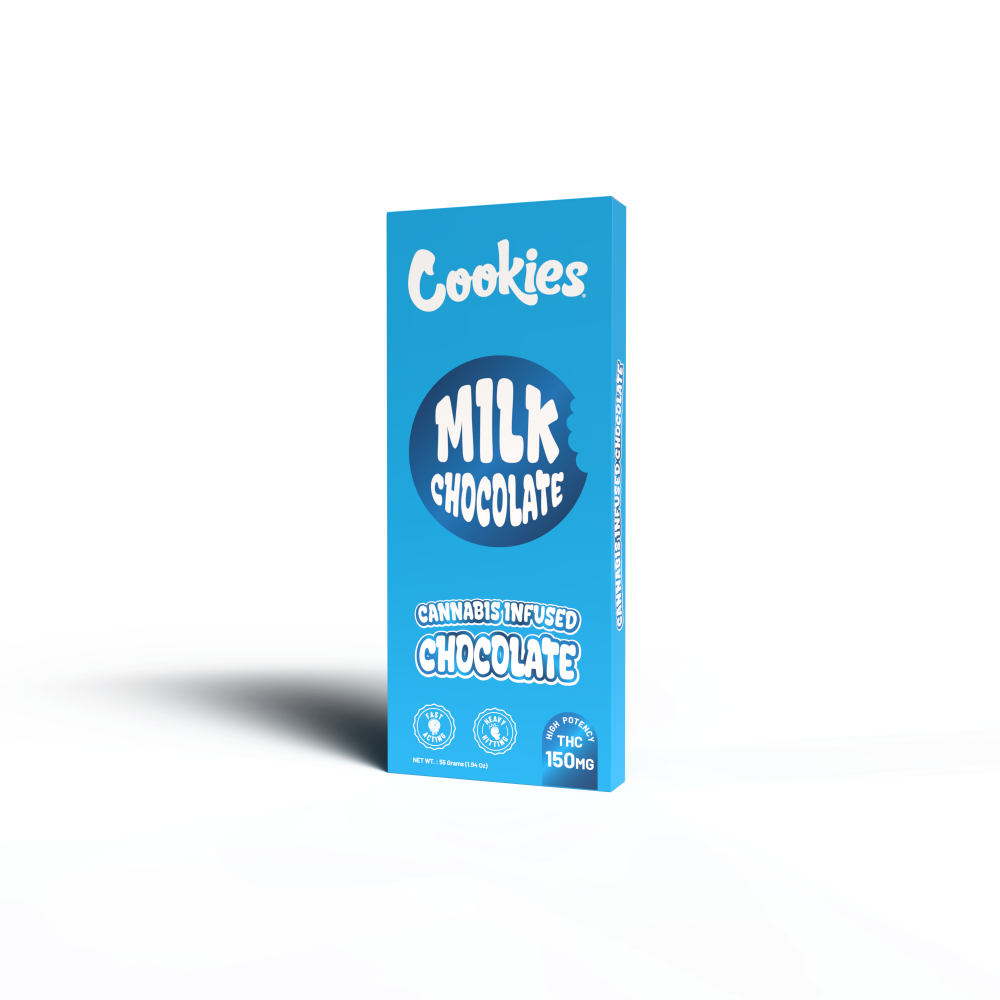 Cookies - Delta 9 Milk Chocolate Bar 150mg - Blue