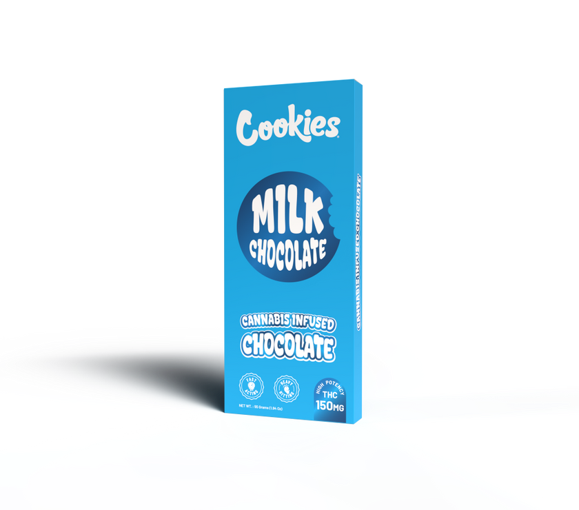 Cookies - Delta 9 Milk Chocolate Bar 150mg - Blue