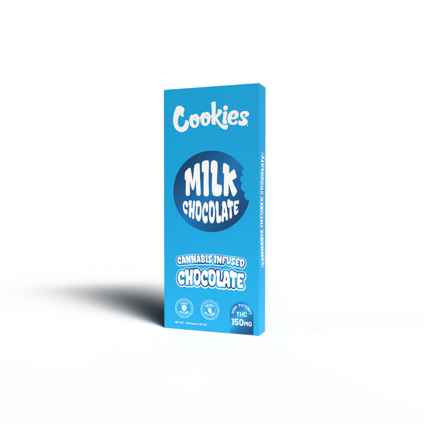 Cookies - Delta 9 Milk Chocolate Bar 150mg - Blue