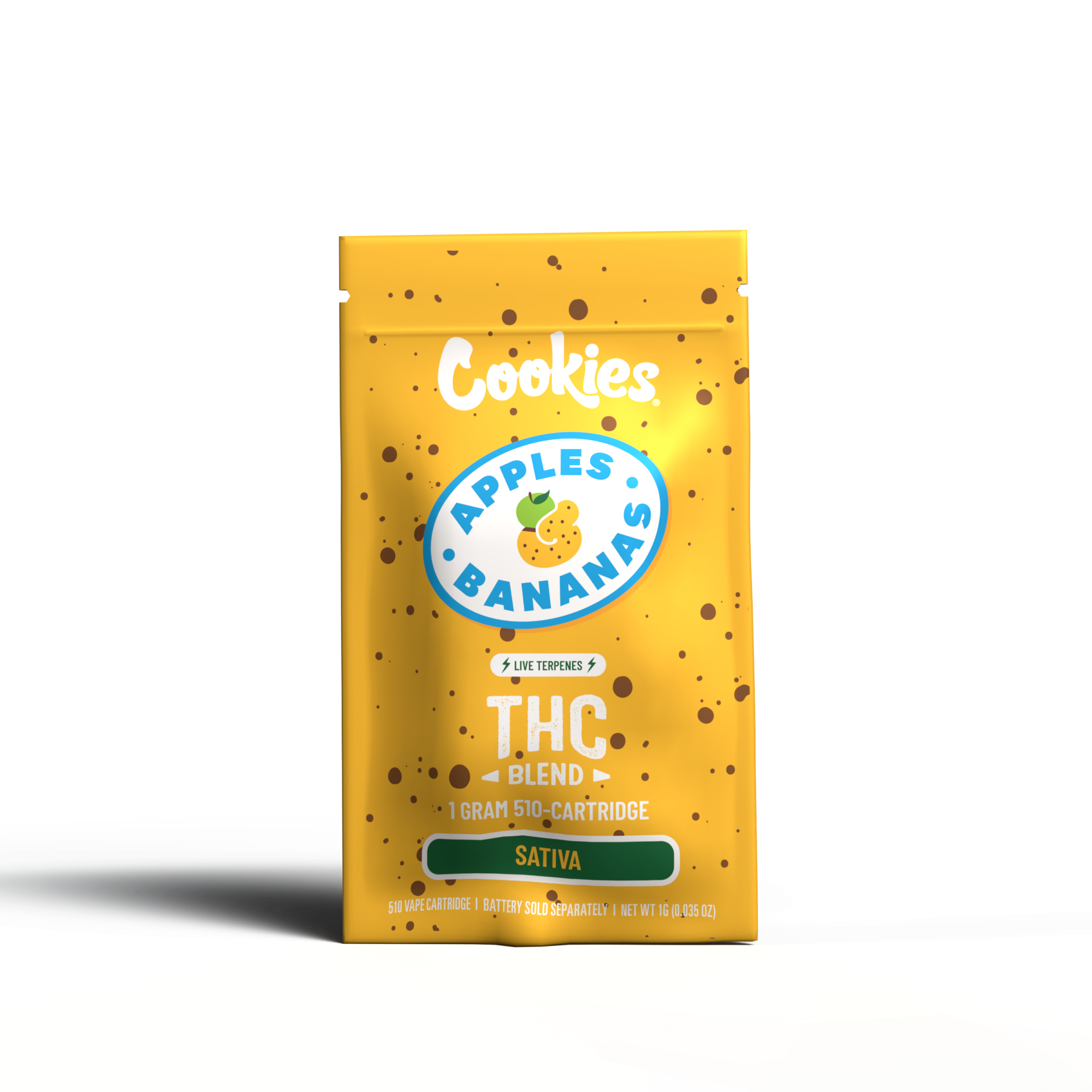 Cookies - THCA Cartridge 1g - Apples & Bananas