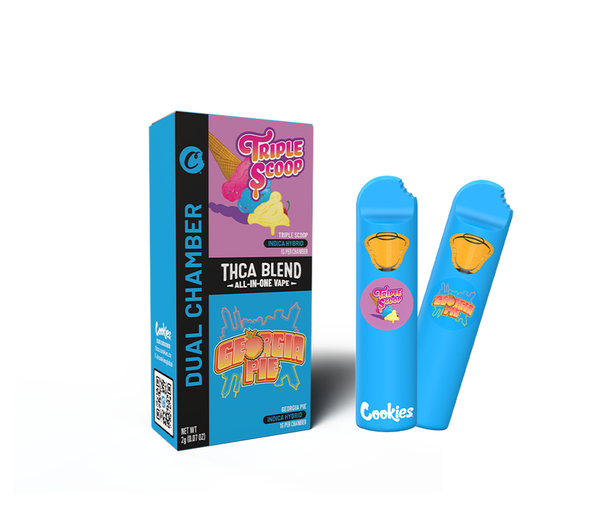 Cookies - Dual Chamber Triple Scoop & Georgia Pie 2g Cookies - Dual Chamber Triple Scoop & Georgia Pie 2g