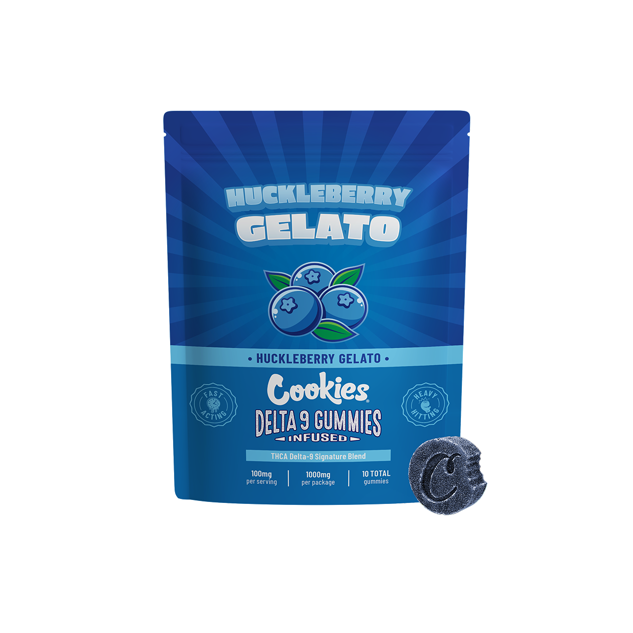 Cookies - THCA/Delta 9 Special Blend Infused Gummy Huckleberry Gelato