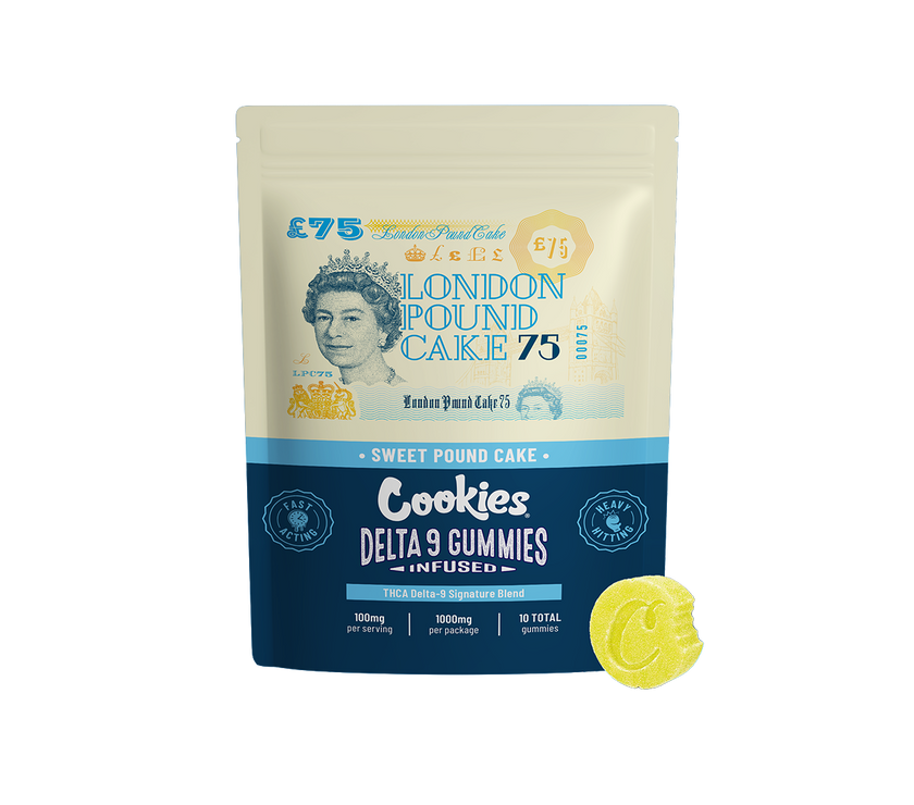 Cookies - THCA Delta 9 Special Blend Infused Gummy London Pound Cake