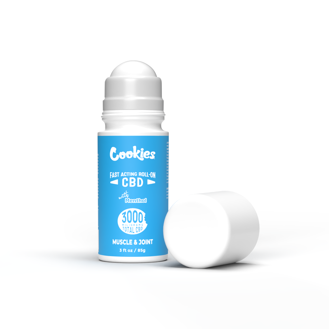 Cookies - CBD 2oz Roll-On Cream w/ Menthol 3000mg Cookies - CBD 2oz Roll-On Cream w/ Menthol 3000mg