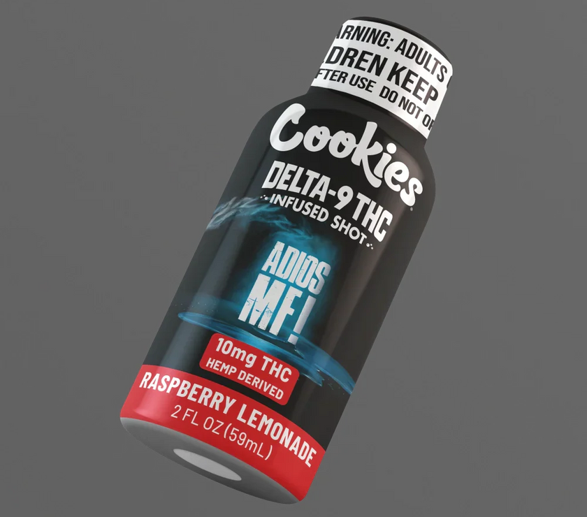 Cookies - D9/THC Infused Shot 10mg - Adios MF