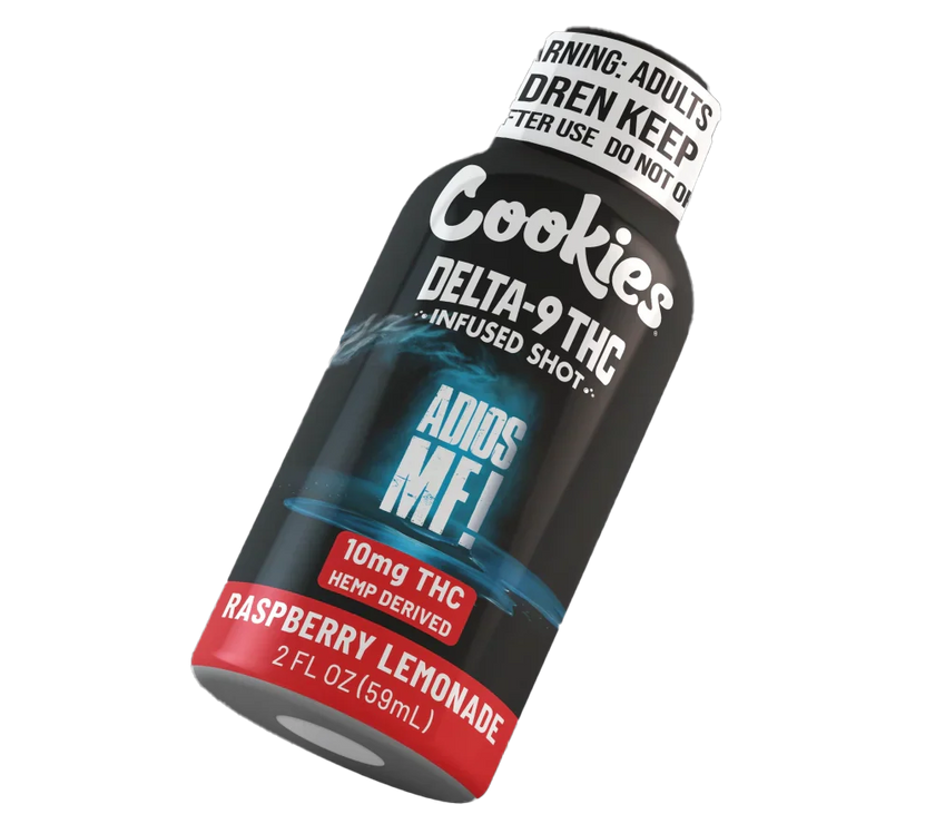 Cookies - D9/THC Infused Shot 10mg - Adios MF
