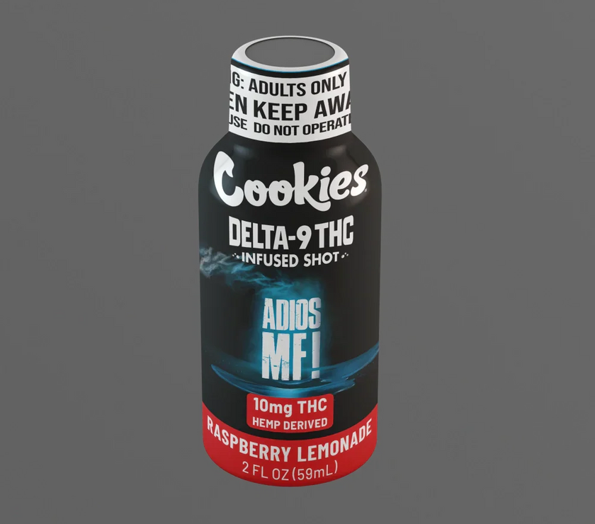 Cookies - D9/THC Infused Shot 10mg - Adios MF