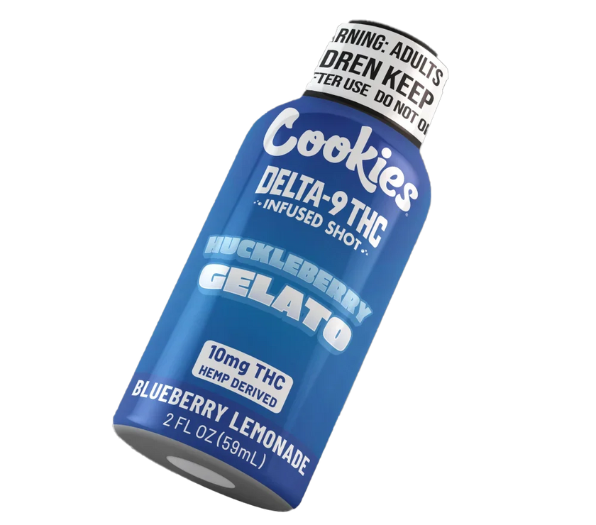 Cookies - D9/THC Infused Shot 10mg - Huckleberry Gelato