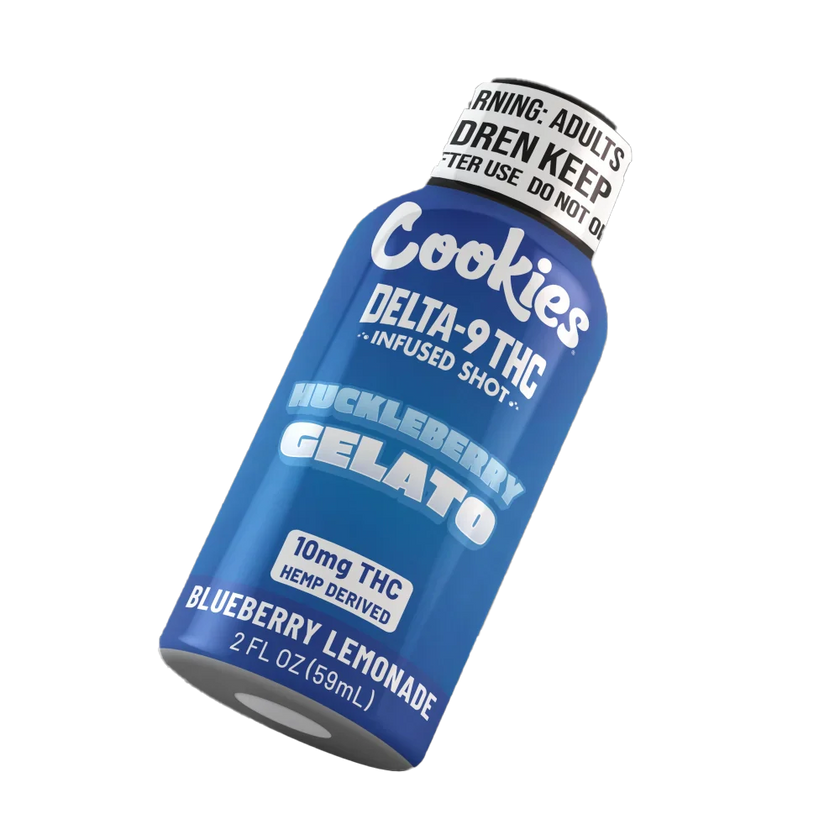 Cookies - D9/THC Infused Shot 10mg - Huckleberry Gelato